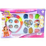 Magic Toys Ékszerkészítő szett gyűrűvel és gyöngyházfényű gyöngyökkel