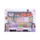 Magic Toys Ékszerkészítő szett színes gyöngyökkel és betűkockákkal