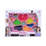 Magic Toys Ékszerkészítő szett színes gyöngyökkel és csillagokkal