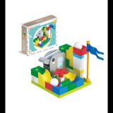 Magic Toys Elefántos színes építőkocka szett 44db-os
