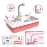 Magic Toys Elektronikus mosogató játékszett kiegészítőkkel