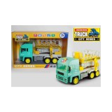 Magic Toys Emelőkosaras teherautó modell fénnyel 37cm-es