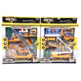 Magic Toys Építőipari játékszett kétféle változatban járművekkel
