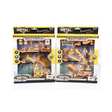 Magic Toys Építőipari játékszett kétféle változatban járművekkel és kiegészítőkkel