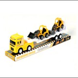 Magic Toys Építőipari kamion 2db munkagéppel