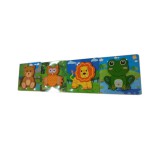 Magic Toys Fa állatos puzzle többféle változatban