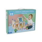 Magic Toys Fa színpompás villa játékszett kiegészítőkkel