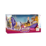 Magic Toys Fantasy Carriage Mesés nyitott hintó lóval és babával