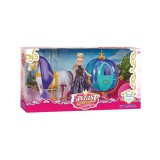 Magic Toys Fantasy varázslatos tökhintó szett lóval és babával