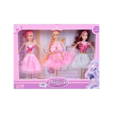 Magic Toys Fashion Girl: 3db-os divat baba szett 30cm-es