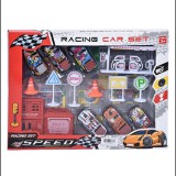 Magic Toys Fast Speed 6db-os graffiti hátrahúzós kisautó szett kiegészítőkkel