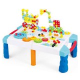 Magic Toys Fejlesztő játékasztal építőelemekkel 213db-os