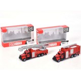 Magic Toys Fire Squad: Tűzoltó teherautó lendkerekes kialakítással kétféle változatban 1db