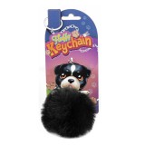Magic Toys Fluffy Pom-Pom kutyus kulcstartók több változatban 1db