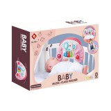 Magic Toys Foglalkoztató bébijáték fény és hang effektekkel pink színben