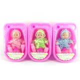 Magic Toys Fürdethető baba kádban, kiegészítőkkel többféle változatban