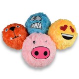 Magic Toys Fuzzy mókás szőrös plüss labda többféle változatban 23cm