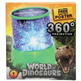 Magic Toys Glow N Fun projektoros lámpa dinós mintával