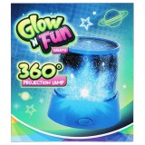 Magic Toys Glow N Fun projektoros lámpa világűr mintával