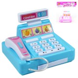 Magic Toys Happy Shopping: Pénztárgép nyitható kasszával kétféle változatban 12,5cm