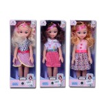 Magic Toys Hercegnő divatbaba fésűvel 3 változatban