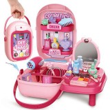 Magic Toys Hordozható 37 db-os kozmetikai szett pink táskában (MKL571199) (MKL571199) - Szépségszettek