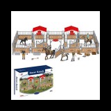 Magic Toys Horse Ranch prémium lovarda kezdőszett figurákkal, karámmal és kiegészítőkkel