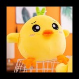 Magic Toys Imádnivaló plüss csibe 25cm kétféle változatban