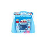 Magic Toys Játék orvosi asztal szett hordozható ülőkében 32x23x35,5cm