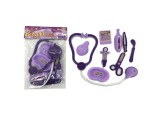 Magic Toys Játék orvosi szett lila színben sztetoszkóppal