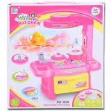 Magic Toys játékkonyha fénnyel és hanggal pink (MKK493539) (MKK493539) - Játékkonyhák