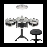 Magic Toys Jazz Drum 4 részes állványos játék dobfelszerelés dobszékkel