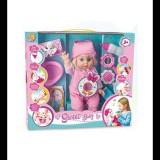 Magic Toys Jenny Édes kis síró baba szett 35cm