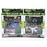 Magic Toys Katonai játék szett repülővel és kiegészítőkkel kétféle változatban