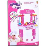 Magic Toys Kitchen Cook Pink játékkonyha fénnyel és hanggal (MKL044204) (MKL044204) - Játékkonyhák