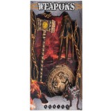 Magic Toys Középkori kalapács pajzzsal és karmos kézfejvédővel 3db-os szett