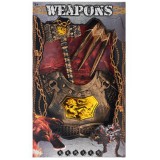 Magic Toys Középkori testpáncél kalapáccsal és karmos kézfejvédővel 3db-os szett