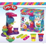 Magic Toys Lanyi-Toy csavart fagyi készítő gyurmakészlet 3 tégely gyurmával és formázó szerszámokkal (MKL524849) (MKL524849) - Gyurmák, slime