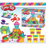 Magic Toys Lanyi-Toy polipos gyurmakészlet 5 tégely gyurmával és formázó szerszámokkal (MKL524822) (MKL524822) - Gyurmák, slime
