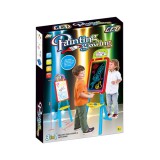 Magic Toys LED háttérvilágítású multifunkciós 3 az 1-ben rajztábla fiús színben