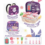 Magic Toys Lila 2az1-ben konyhai szett gurulós bőröndben kiegészítőkkel