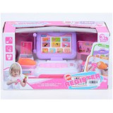 Magic Toys Lila pénztárgép vonalkód olvasóval, fénnyel és hanggal