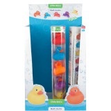 Magic Toys Little Stars színes fürdő kacsa 5db-os szett