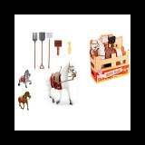 Magic Toys Lovas játékszett nyereggel és szerszámokkal 16cm többféle változatban