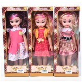 Magic Toys Lovely Doll 36cm-es divatbaba pink melírral háromféle változatban hangeffektekkel 1db