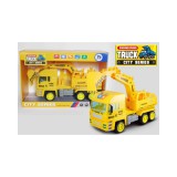 Magic Toys Markolós teherautó modell fénnyel 37cm-es