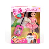 Magic Toys Martina baba gurulós bőrönddel