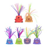 Magic Toys Monster Fun: Mókás hajas szörny figura nyújtható hajjal többféle változatban 1db