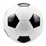 Magic Toys Műbőr focilabda hagyományos fehér-fekete színben 23cm