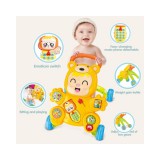 Magic Toys Multifunkciós 2 az 1-ben bébi járássegítő és foglalkoztató hanggal